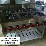 Gas Cooker without Oven 6-Burner
