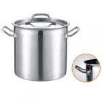 STAINLESS STEEL STOCK POT WITH LID