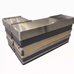 Wholesale multifunctional supermarket checkout counter cash desk grocery cashier checkout counter