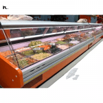 commercial meat deli display freezer refrigerated deli cooler showcase