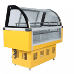 new products luxury double layer deli display cooler