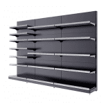 Factory direct supermarket shelf retail good quality gondola one side double side shelf supermarket durable rack