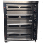 factory provided 4 Decks 16 Trays Deck Oven electric gas baking oven with CE certificate