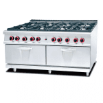 Commercial Gas Cooking 8 Stoves /Stainless Steel Gas 8 burners with two gas Oven