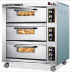 commercial 3 deck 6 trays electric small big industrial iraqi french turkish lebanese bread baking oven for sale bread