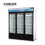 Glass Display Cabinet Commercial Beverage Cooler Chiller Refrigerator
