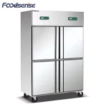 4 Door Commercial Refrigerator Freezer, Commercial Deep Freezer